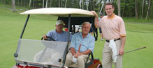 Arnold Palmer playing The Golf Club of New England Arnold Palmer playing The Golf Club of New England